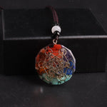 Seven Veins Energy Pendant Necklace