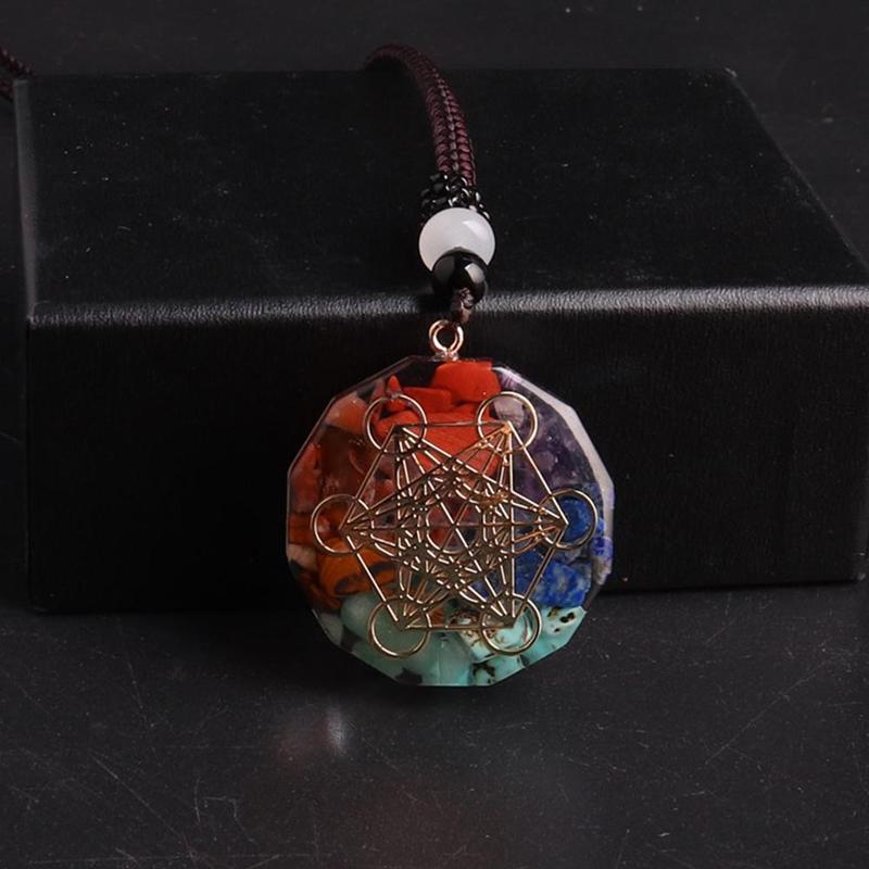 Seven Veins Energy Pendant Necklace