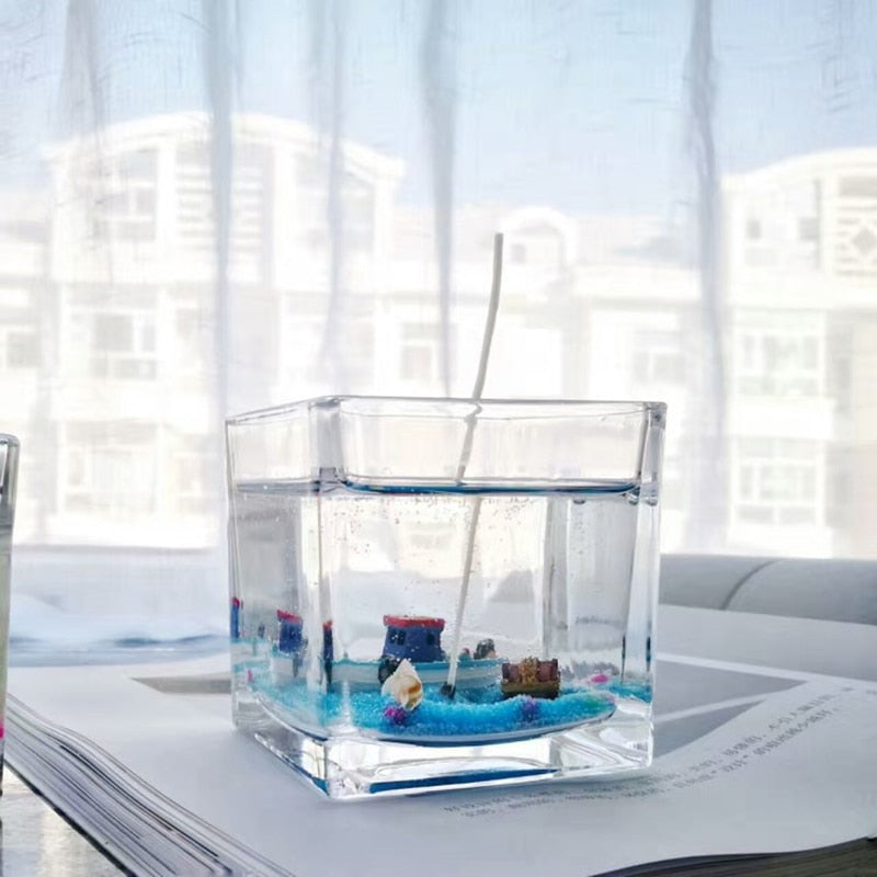 Scented Candle Raw Material Transparent Jelly Wax Crystal Candle