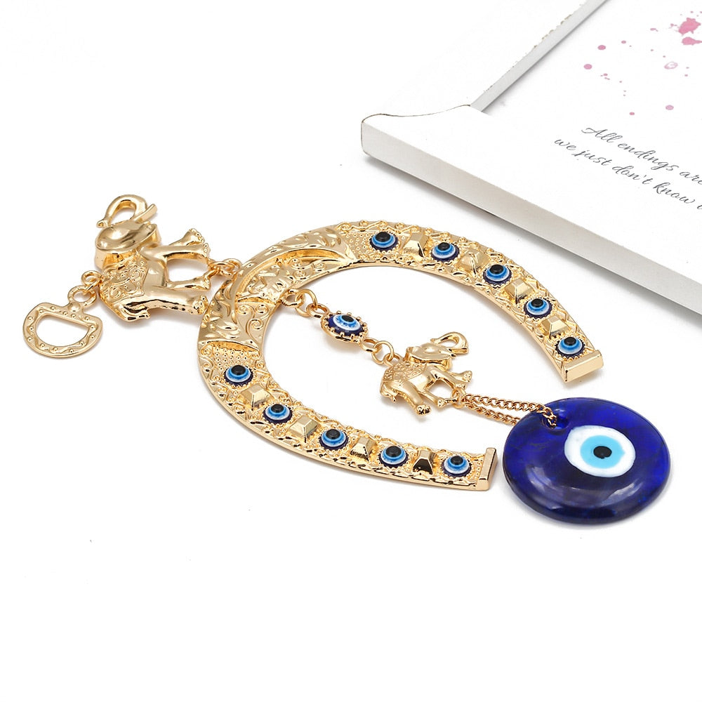 Lucky Evil Eye Hanging Keychain
