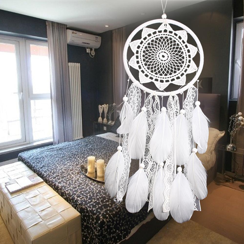 Dream Catchers Feathers Wall Hanging Nordic Room Car Home Decor hunter substance dreamcatcher99