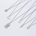 Yoga Lotus Pendant Necklaces