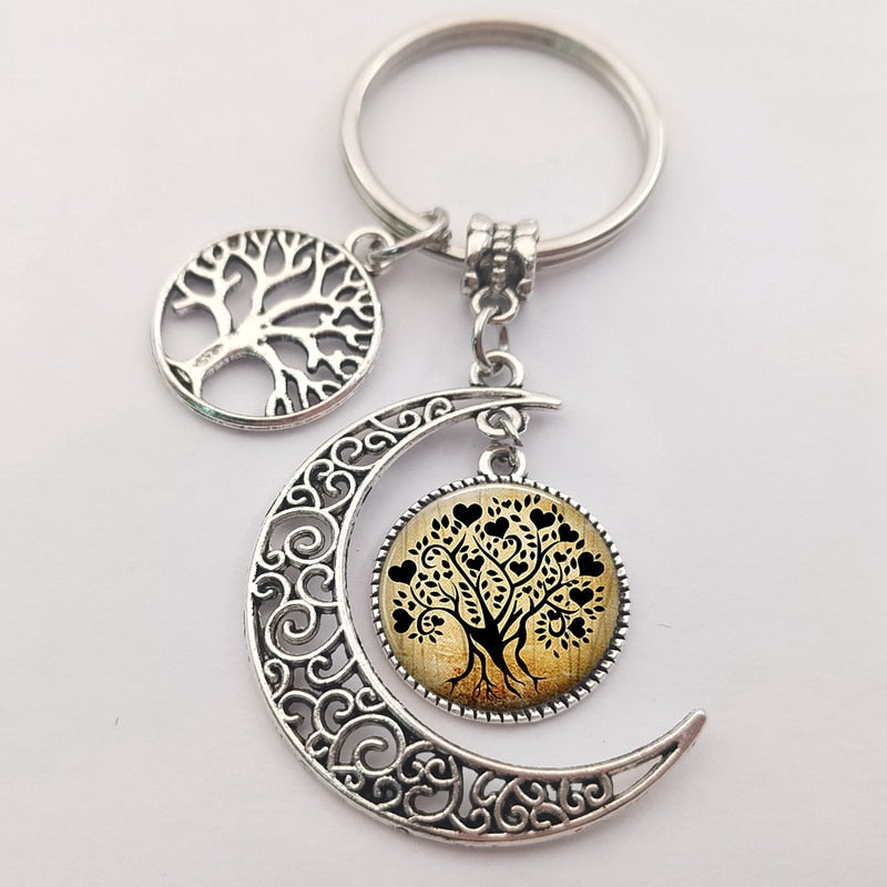 Tree of life statement keychain