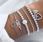 Bohemian Black Rope Chain Bracelet