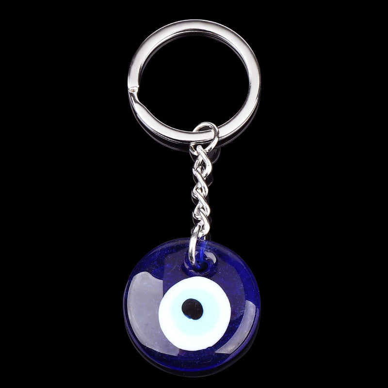 Turkish Greek Blue Eye Charm Pendant Keychain