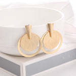 Circle Drop Earrings