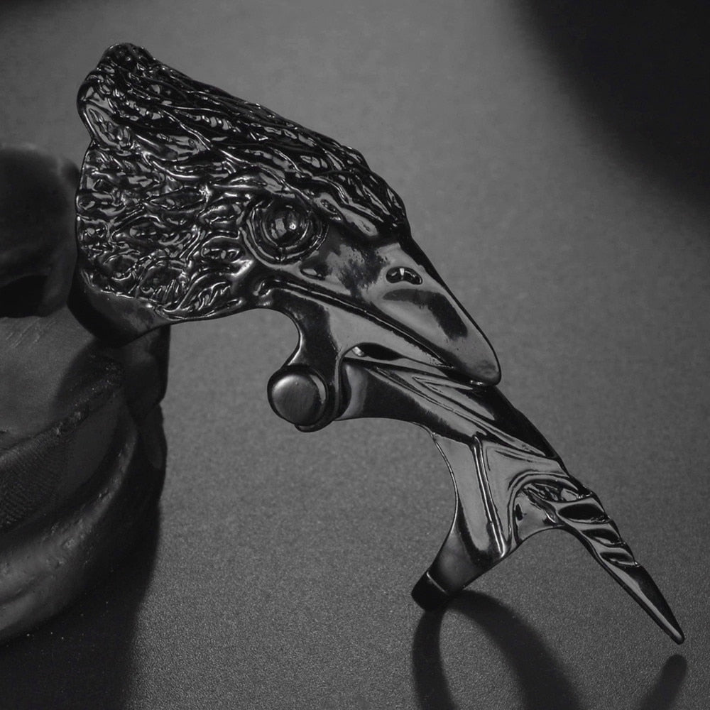 Double Head Snake Adjustable Rings
