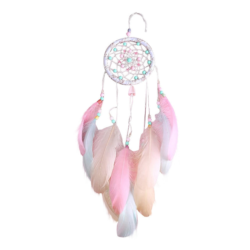 Life Tree feather dream catcher home decoration circular feathers wall hanging dreamcatchers decor for home