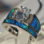 Oval CZ Ring Sets for Women