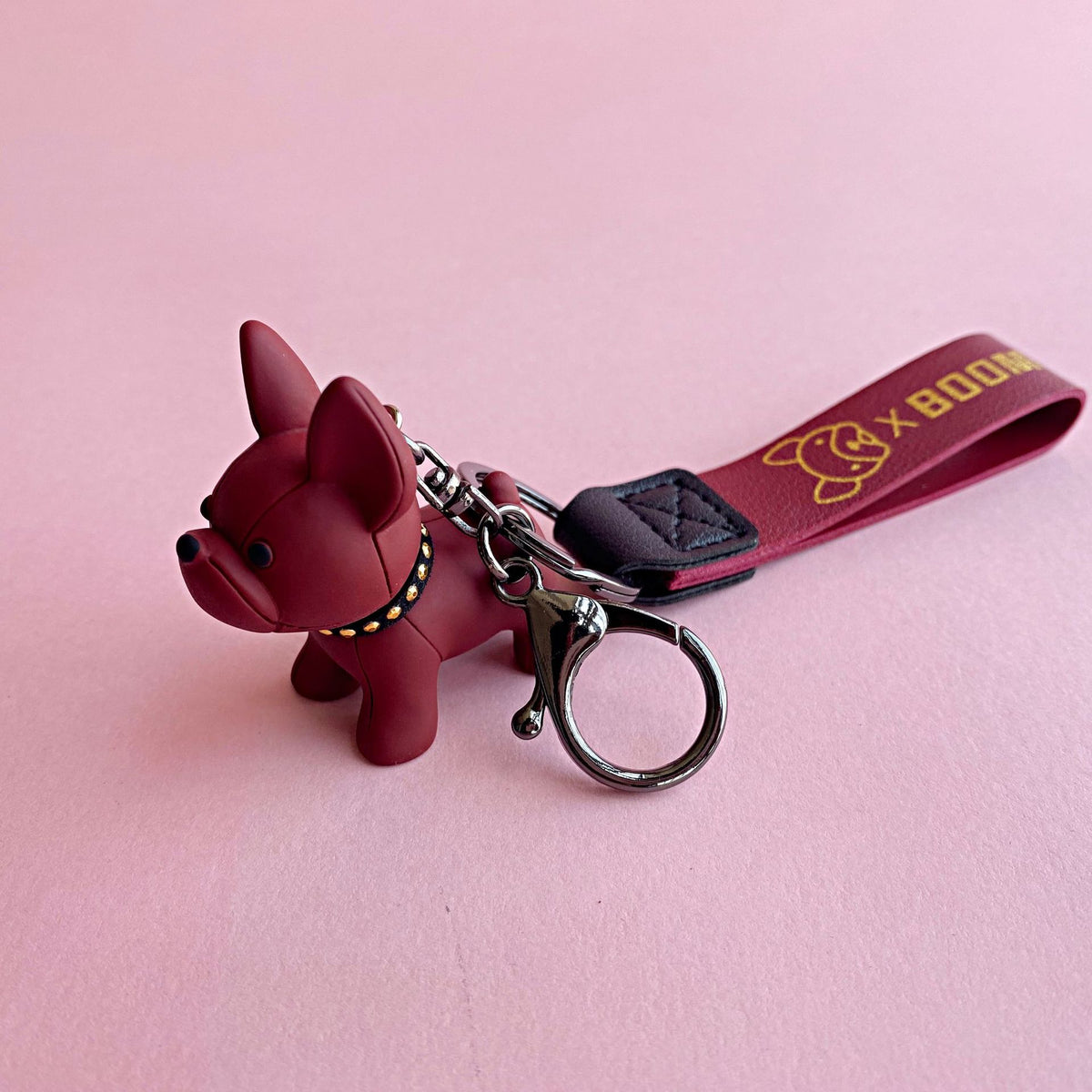 Cartoon Method Fighting Dog Keychains