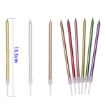 Multi Color Long Pencil Candles