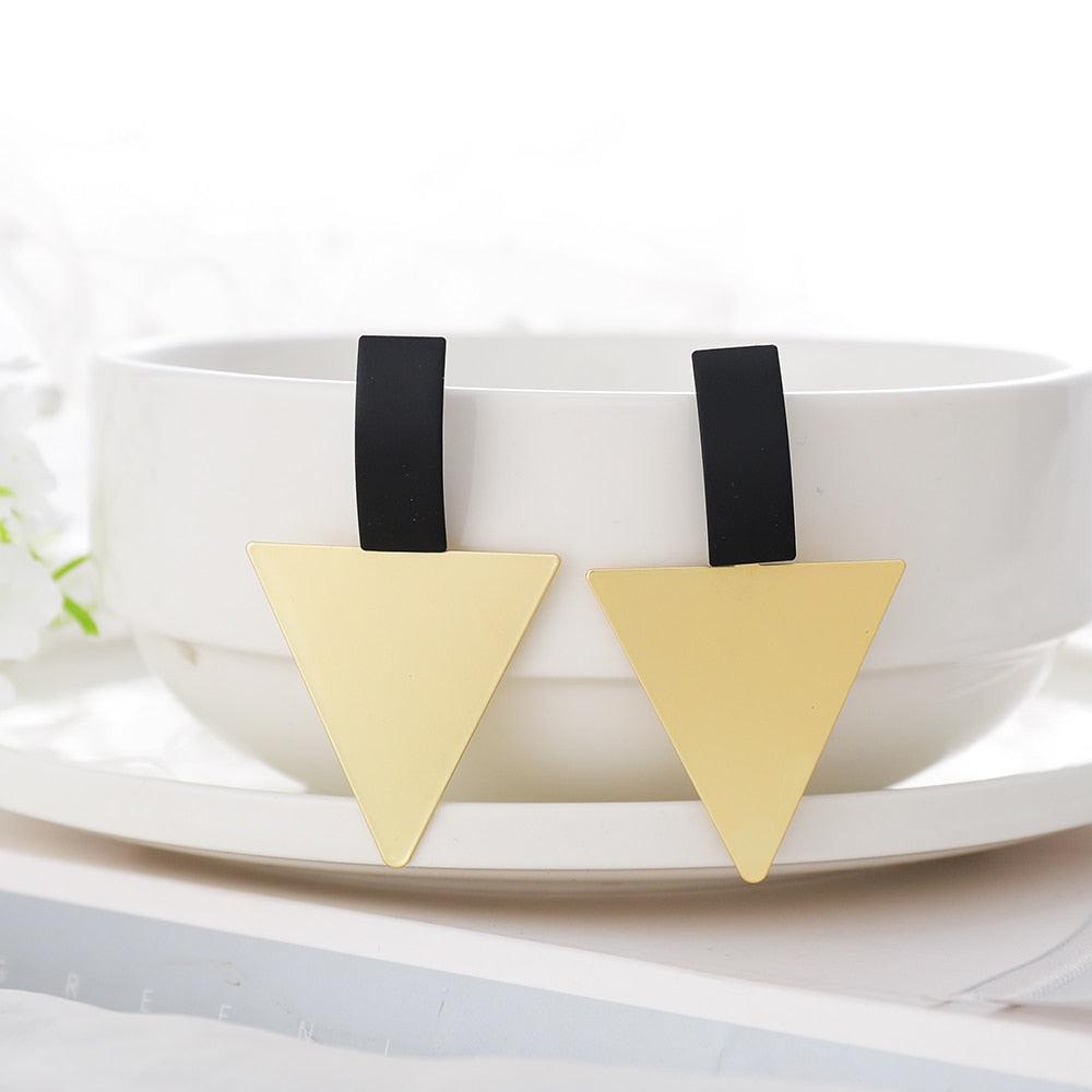 Circle Drop Earrings