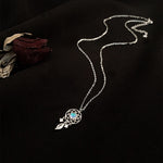 Silver Color Hot Sale Micro Dream Catcher Zircon Necklace