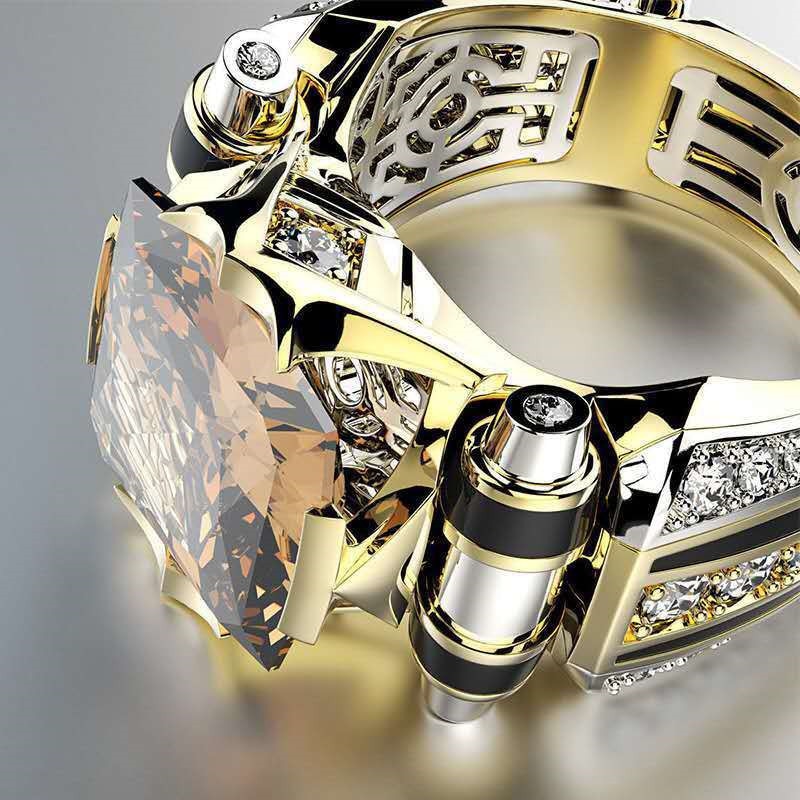 Men Vintage Domineering Ring