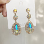 Waterdrop Crystal Temperament Dangle Earrings