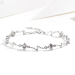 925 Sterling Silver Zirconia Bracelets