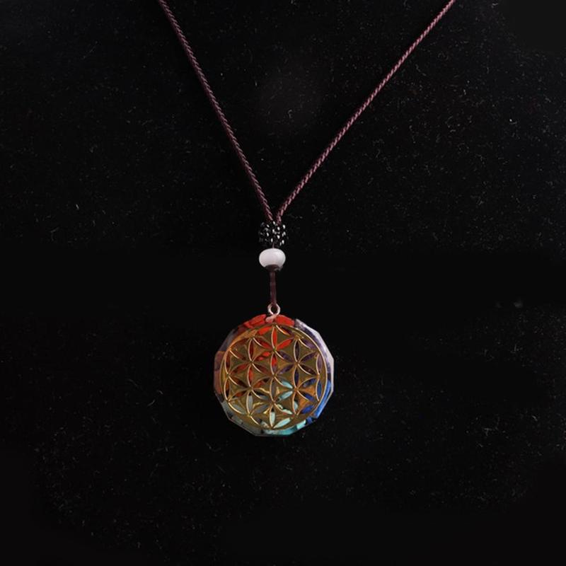 Seven Veins Energy Pendant Necklace