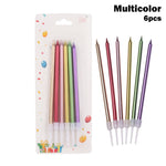 Multi Color Long Pencil Candles