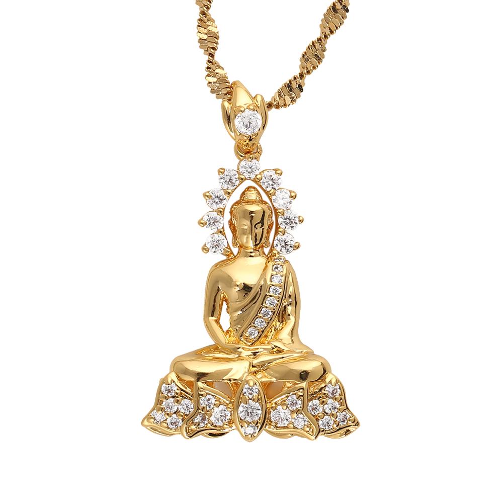 Amitabha Buddha Buddhist Pendant Necklace