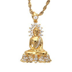 Amitabha Buddha Buddhist Pendant Necklace