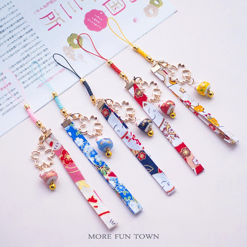 Cute Lucky Kawaii Cat Fortune Keychain