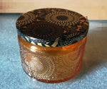 Candle Cup Color Relief Candlestick Glass Candles Jars