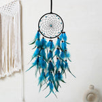 Light Blue Dreamcatcher Pendant
