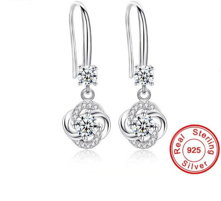 Silver 925 Jewelry Earrings