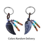 7 Chakras Natural Healing Crystal Keychain