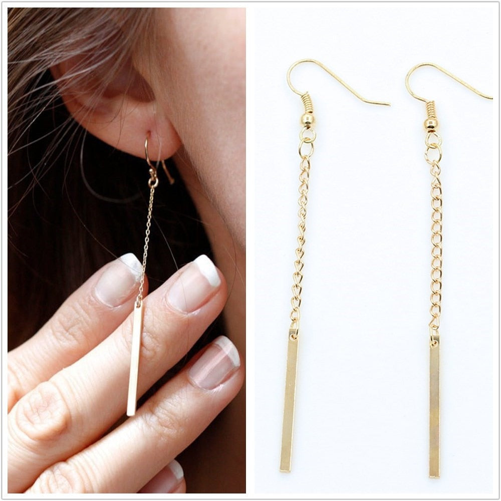 Luxury Gold Color Colorful Crystal Bow Stud Earrings