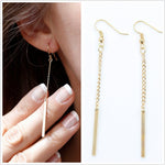Luxury Gold Color Colorful Crystal Bow Stud Earrings