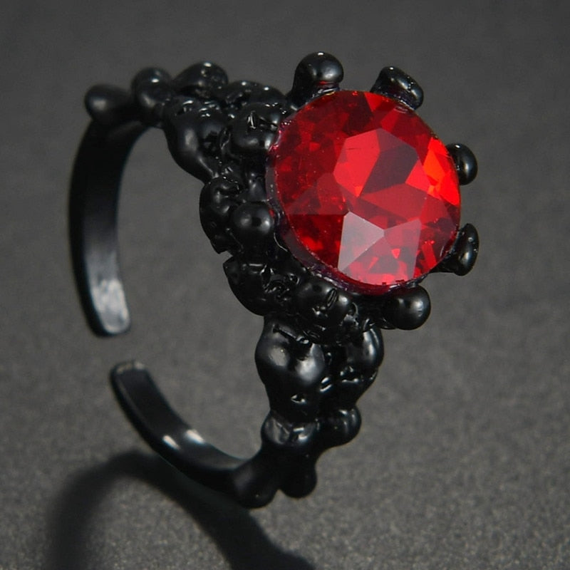 Double Head Snake Adjustable Rings