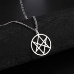 Unicursal Hexagram Religious Symbol Geometry Amulet Pendant
