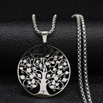 Tree of Life Stainless Steel Necklace