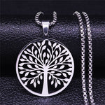 Tree of Life Stainless Steel Necklace
