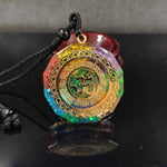 Orgonite Pendant Om Symbol Necklace
