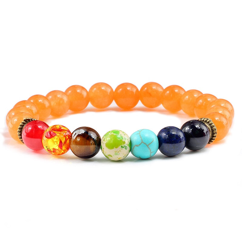 Beads Reiki Buddha Prayer Natural Stone Yoga Bracelet For Women