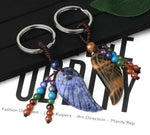 7 Chakras Natural Healing Crystal Keychain