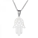 Fashion Retro Stainless Steel Dream Catcher Pendant Necklaces