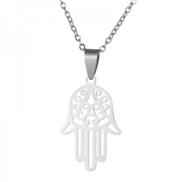 Fashion Retro Stainless Steel Dream Catcher Pendant Necklaces