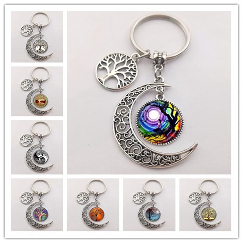 Tree of life statement keychain