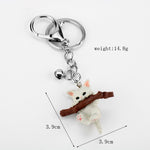 3D cat keychain