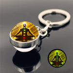 Seven Chakra Keychain