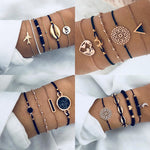 Bohemian Black Rope Chain Bracelet