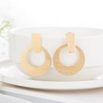 Circle Drop Earrings