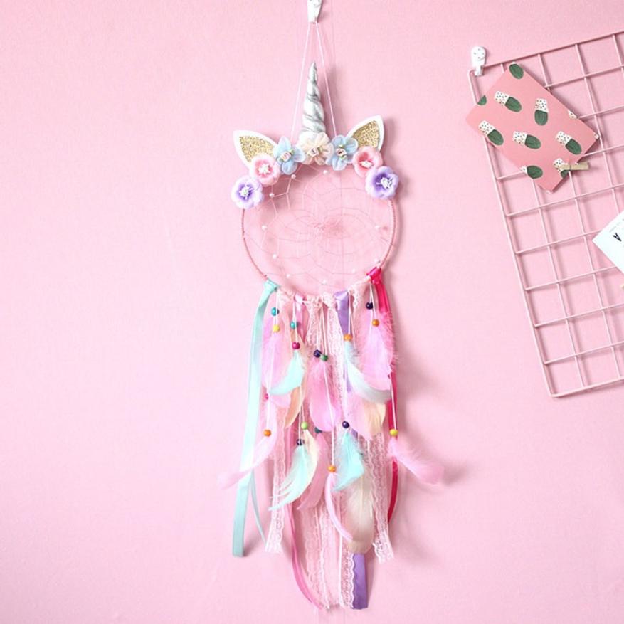 LED Light Unicorn Dream catcher