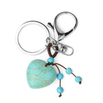  Pink Quartz Tiger Eye Keyring
