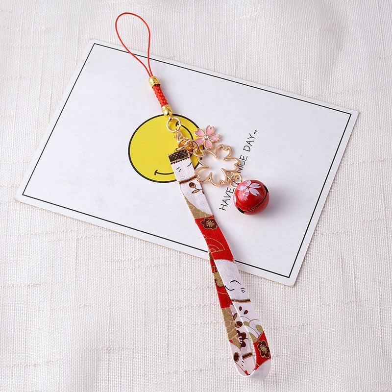 Cute Lucky Kawaii Cat Fortune Keychain