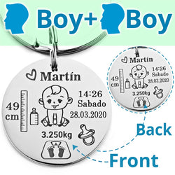Baby Boys Girls Keychain 