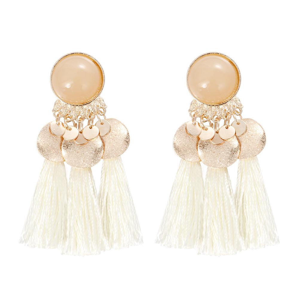Feather Style Ethnic Boho Big Dangle Earring